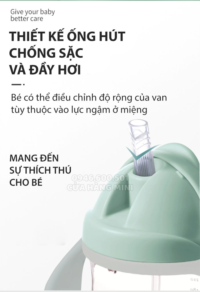 Thiết Kế Ống Hút Chống Sặc Và Đầy Hơi