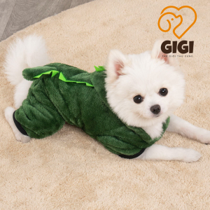 Quần áo khủng long cho chó mèo vải nhung nỉ giữ ấm thu đông dễ thương cute phụ kiện thú cưng - GiGi Pet Shop