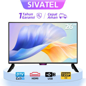Sivatel TV LED Digital 26 inch FHD Televisi Murah Promo-Support USB HDMI VGA AV-Garansi 1 Tahun COD