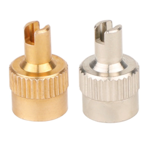 10Pcs Tire Valves Stem Caps Copper Slotted Head Stem Cover Nozzle Air Dust Cover for Car Trunk Motorcycles Road Bike