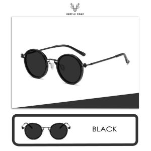 Gentle Fawn Kacamata Sunglasses Polarized Model Bulat Retro Trendi Alloy Tr Vintage style Fashion pria dan wanita  10749