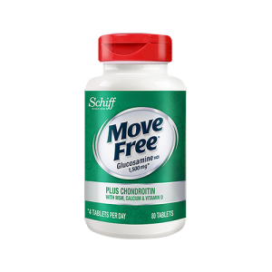 [Clearance at Lowest Price!] Move Free Glucosamine HCI 1500mg + Plus Chondroitin with MSM Calcium & Vitamin D｜Middle-aged and Elderly Joint Health Supplement 240 Tablets (4 Bottles)