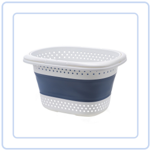 【Pure Care】 Collapsible Laundry Basket with Handle Foldable Portable Waterproof Compact Space Saving Large Capacity