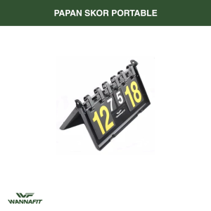 Papan Skor 4 Digit Wannalife Score Board Futsal Sepak Bola Basket