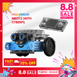 Makeblock mBot2 (with CyberPi) Coding Robot for Scratch Python Wi-Fi IoT AI Programming STEM Educational Toys for Kids Ages 8+ Coding Robot for Kids