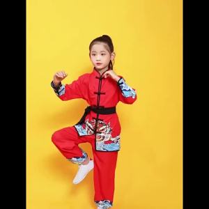 Men Women Chinese Kung Fu Uniform Perform Boy Set Tai Chi Kids Wushu Sets Children Martial Arts Costumes Girl Suit Baby Clothes2026