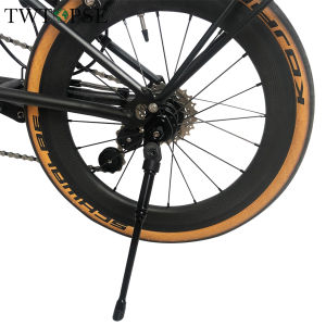 TWTOPSE Cycling 90g Bike Bicycle Kickstand For Brompton Folding Bike Bicycle CNC Hollow Lightweight Stand Kick Stand Packing Rack Support Bike Bicycle Accessories (Dont fit 3sixty)