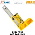 Thước đo góc vuông INGCO HAS123002 | thước ê ke chiều dài 300mm (12") chiều rộng lưỡi dao 40mm độ dày lưỡi dao 1,5mm để đo góc vuông vát cạnh đo bên trong và bên ngoài. 