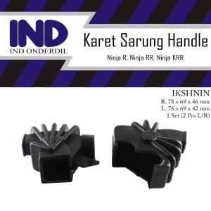 Karet Nito-Nitto-Sarung-Tutup-Penutup-Cover Handle-Handel-Hendel-Hendle Kopling-Kiri Rem-Kanan Set Kawasaki Ninja 2 Tak-T-2T R & Ninja RR & Ninja KRR