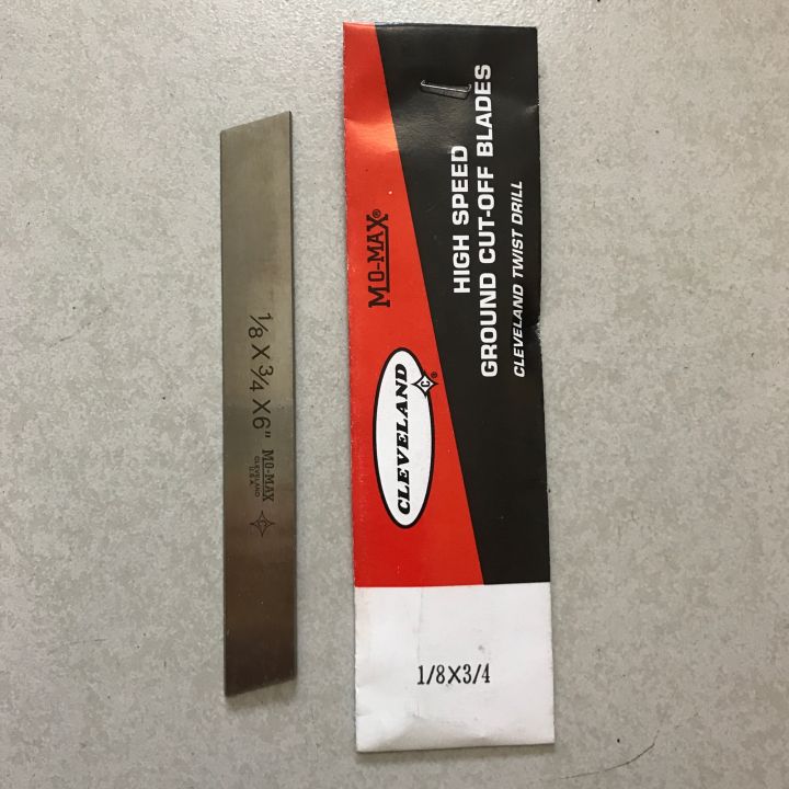 MOMAX HSS CutOff Blades 1/8X3/4X6” (Clevland USA) Lazada PH