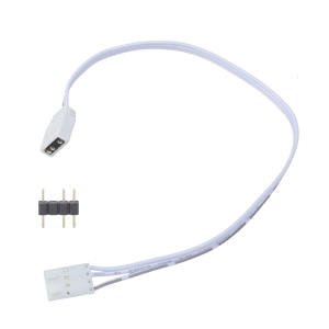 4 Pin ARGB 5V Adapter Cable 25cm White Extension Line For Color Lighting Sync And Stable Controller Connection