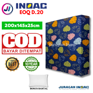 [ 145 x 25 x 200 ] Kasur Busa Inoac D20 No 3 Tebal 25  cm Gratis Bantal Garansi 10 Tahun Awet Tahan Kempes Murah