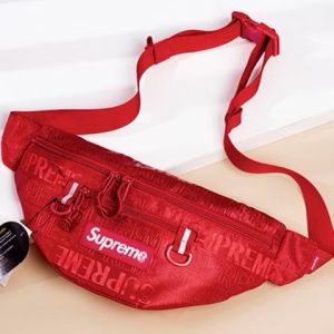 Supreme Fitness Running ChestBag Street Trend Casual Pouch Bag Men Women Couple Messenger Beg Dada Lelaki Pinggang