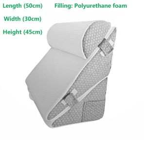 2026 Wedge Pillow Headboard Orthopedic Bed Wedge Pillow Set Adjustable Pillow Wedge for Acid Reflux