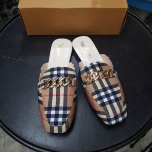 AGI0291 Sandal Slip On Wanita Fashion Import Sendal Mules Retro Chain Croco Leather Bisa COD (With Box)