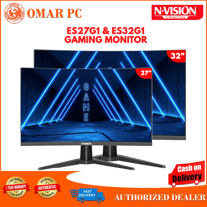 Brandnew Nvision Es27g1 And Es32g1 165hz Gaming Monitors Lazada Ph 