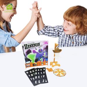 【New Arrival】 Magnetic Hangman Board Game Fun Word Game for Kids & Adults Family Party Games
