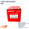 1 SET KOMPLIT GIGI RASIO BEAT FI KZL / AS PULLY BEAT ESP / AS RODA BELAKANG BEAT STREET / GIGI RASIO GARDAN BEAT SPORTY / POP / VARIO 110 / SPACY / SCOOPY FI / ESP / GEAR TRANSMISI RASIO KECIL  / GIGI NANAS / GIR PENGGERAK /  GIR RASIO ASSY / GEAR RODA. 