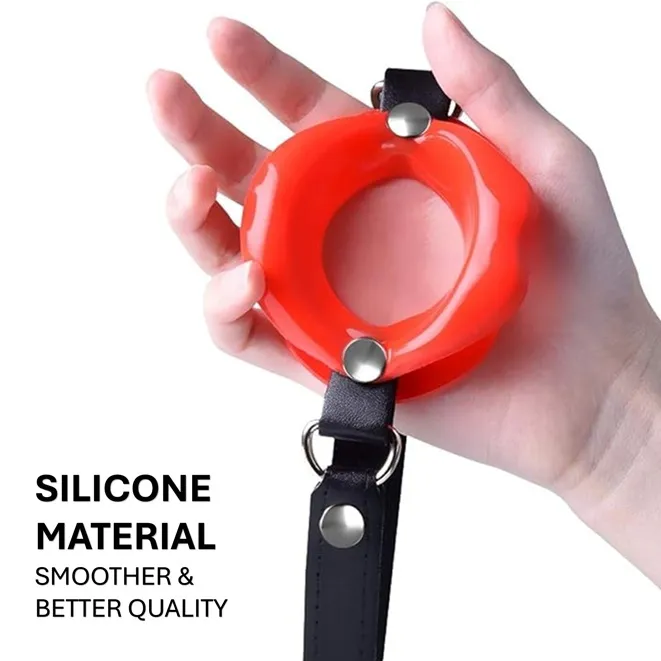 Silicone Lips Open Mouth Gag O Ring Adjustable Strap Sex Toy for Men and  Women Bondage & Bdsm Toy Red Pink Black Adjustable Strap Toy - Lazada