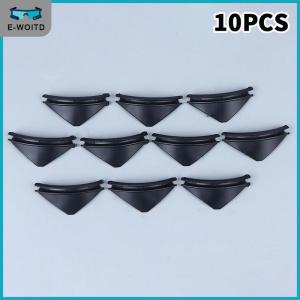 【E-WOITD】 เครื่องขูดพลาสติกเส้นทางการขนส่งสินค้าในฤดูใบไม้ผลิ10ชิ้นสำหรับตู้จำหน่ายขนมขบเคี้ยวผลิตภัณฑ์แบบเกลียวสปริงพลาสติกสีดำ สีขาว