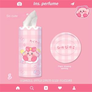 Kawaii Sanrio My Melody กล ่ องกระดาษทิชชู Kuromi Cinnamoroll การ ์ ตูนอะนิเมะน ่ ารักรถกล ่ องกระดาษทิชชูสาวหอพักนักเรียน
