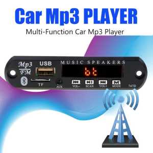 Taffware Tape Audio Mobil Multifungsi Bluetooth USB FM Radio DC 12V / Multifunction Bluetooth Vehicle MP3 Player- Black / Tape Audio Mobil Speaker Mobil Subwoofer Perangkat Elektrik Headunit MP3