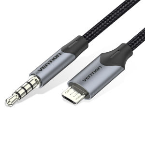 Vention Live Streaming Cable Micro Usb To 3.5mm V8 Sound Card Singing Bar Recording Microphone For Karaoke Tiktok