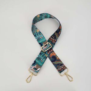 ZYJC แฟชั่น กว้าง ปรับได้ สายคล้องกระเป๋า สายคล้องไหล่ เข็มขัดกระเป๋าถือ ไนลอนสี