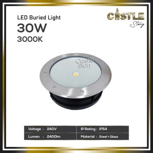 LED Buried Up Light/ Floor Light 10w/20w/30w COB Light Indoor/Outdoor Uses High Power Brightness