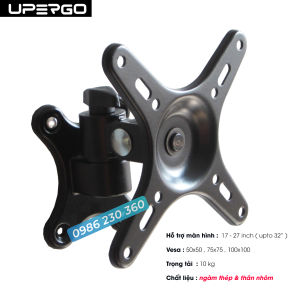 Giá Treo Màn Hình 17-27 Inch - Treo Tường CY01 - Hợp Kim Nhôm 100% các chi tiết - Màn Xoay 360 Độ