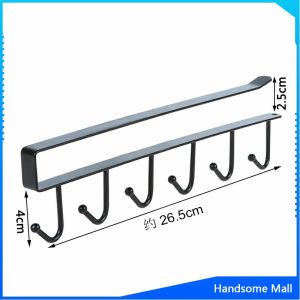 H.S. ราวตะขอแขวนแบบเหล็กเคลือบสี