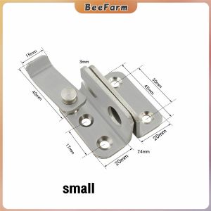 B.F. Stainless Steel Safety Hasp Door Lock for Bathroom Bedroom Door Catch Latch