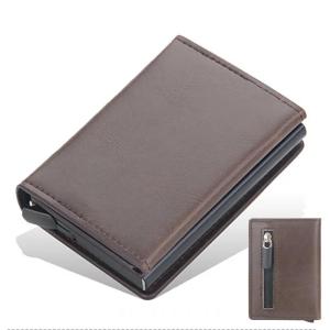 Anti RFID Credit Card Holder Minimalist Wallet Men Slim Leather ID Card Case Business Bank Cardholder Pocket Purse