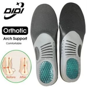 DIDI 1 คู่ Orthotic Insoles High Arch Support Insoles Sports Insoles Shock Absorption Shoe Pad