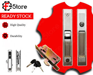 DAL 4420 Sliding Door Lock With Key 25-32mm 阳台玻璃落地窗锁推拉平移门窗钩锁带钥匙