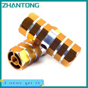 ZHANTONG 2pcs nhôm M TB Xe Đạp Xe Đạp Một xle pedal chống trượt phía trước phía sau một xle chân PEGs xe đạp socle footrest đạp Phụ Kiện Xe Đạp