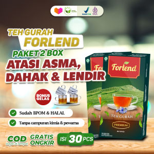 FORLEND TEH GURAH SRIGUNGGU REDAKAN ASMA akibat Dahak dan Lendir Pernapasan & Detoks racun rokok BPOM