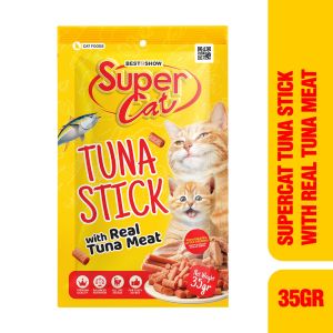 Paket Hemat Supercat Tuna Stick 1 Dus Isi 24Pcs - Snack Real Meat Kucing