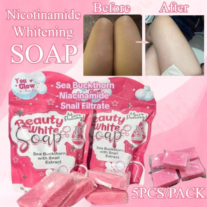【COD】You Glow Babe Beauty White Soap 5 pcs in 1 pack | Buy 1 Take 1 | Whitening Anti aging Pampaputi