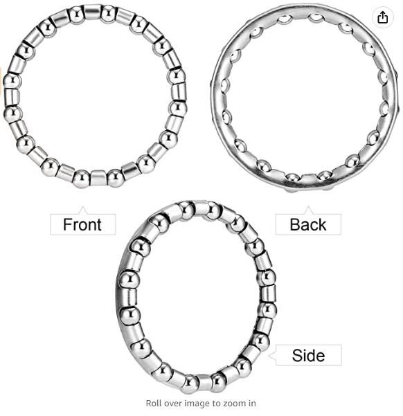 Headset Bearing 20&7 Ball Bearing for 34/44mm bike parts Headset Front