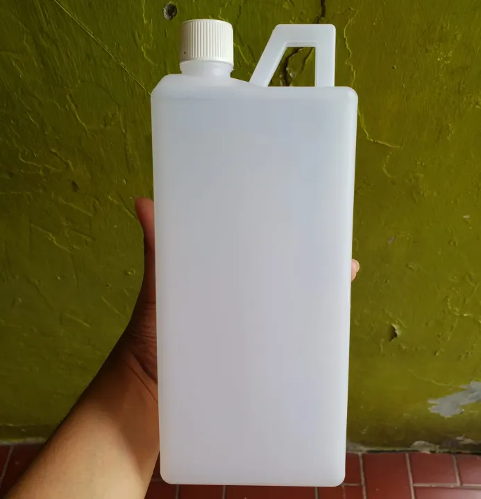 BOTOL JERIGEN 1 LITER / BOTOL PLASTIK / BOTOL PLASTIK HDPE 1L NO SEGEL ...