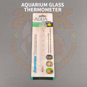 THERMOMETER SUBMERSIBLE GLASS PORTABLE AQUARIUM THERMOMETER FOR FISH TANKS AND POND HIGH QUALITY