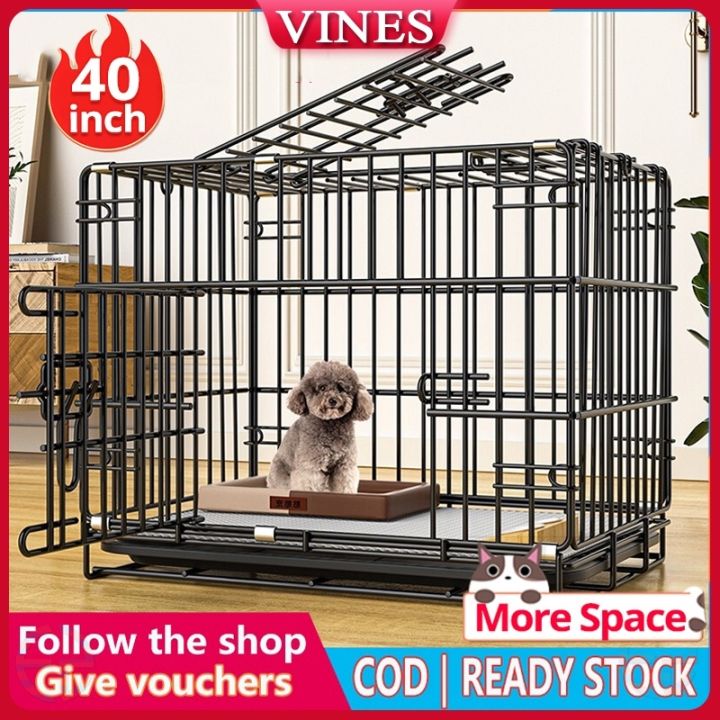 Fast delivery- [Ready Stock] Heavy Duty Pet Cages For Dog Cat Foldable ...