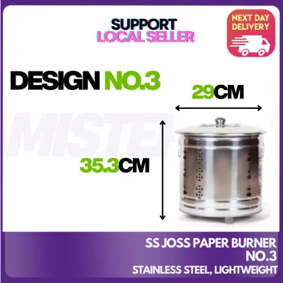 🔥Stainless Steel Joss Paper Burner 5 Models Lightweight -SG LOCAL STOCK💸