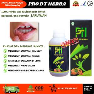 Obat Sariawan Ampuh Dewasa dan Anak - Sariawan Untuk Bibir Luka – Obat Sariawan Paling Ampuh - Sariawan di Lidah - Sariawan di Pinggir Bibir - PRO DT HERBA 100% Original Alami