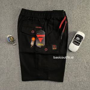 Celana Pendek Pria Kolor Boardshort [27-38] Cargo Polos Stretch RPD29A