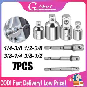 ⭐【LazTop Seller】【7PCS/SET】Drive Socket Adapter Converter Reducer Air Impact Craftsman Socket Wrench Adapter Hand Tools Set Repair Tools Drive-Socket-Adapter