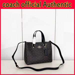 Coach Women PVC Handbag CET31 28X20.5X11.5cm Classic Signature Tote Shoulder Crossbody Bag
