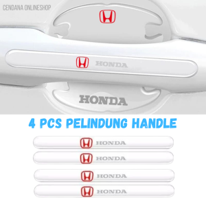 Stiker Pelindung Handle Pintu Mobil Logo Honda
