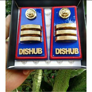 pangkat dishub 3c Lis merah dan Lis polos  mika akrilik